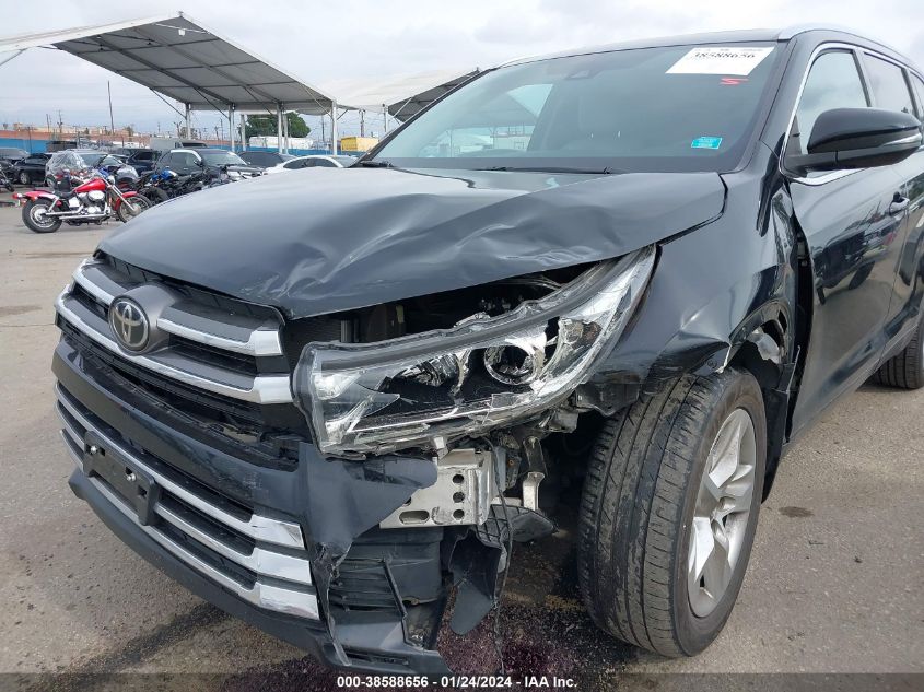 2019 TOYOTA HIGHLANDER LIMITED - 5TDYZRFH9KS339737