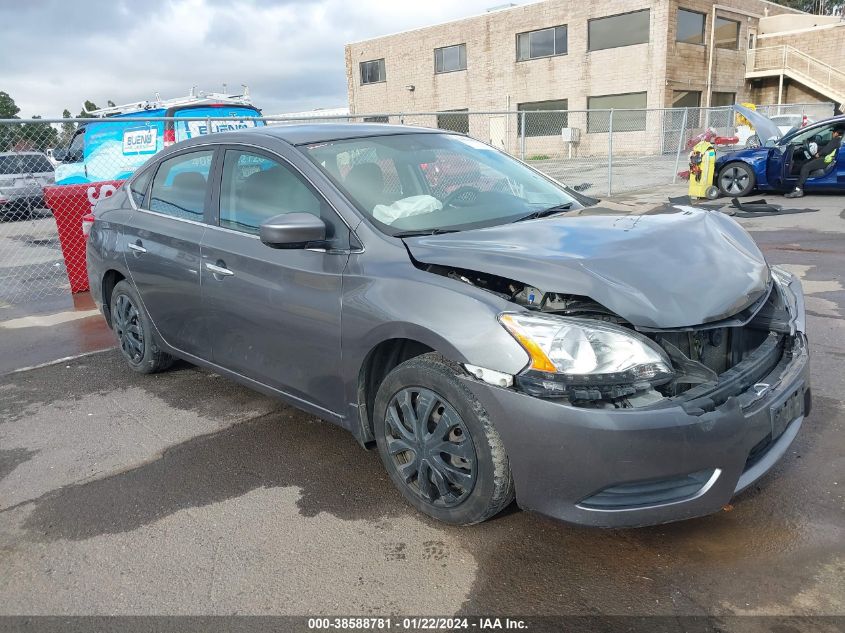 2015 NISSAN SENTRA S - 3N1AB7AP8FY304620