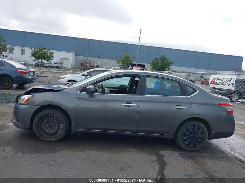 2015 NISSAN SENTRA S - 3N1AB7AP8FY304620