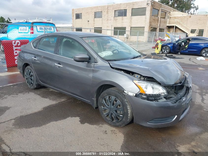 2015 NISSAN SENTRA S - 3N1AB7AP8FY304620