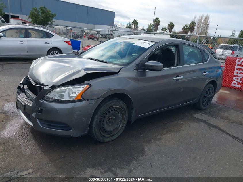 2015 NISSAN SENTRA S - 3N1AB7AP8FY304620