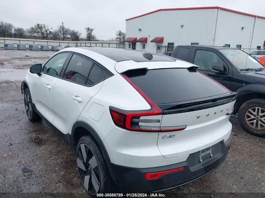 2023 VOLVO C40 RECHARGE PURE ELECTRIC TWIN ULTIMATE - YV4ED3GMXP2050968