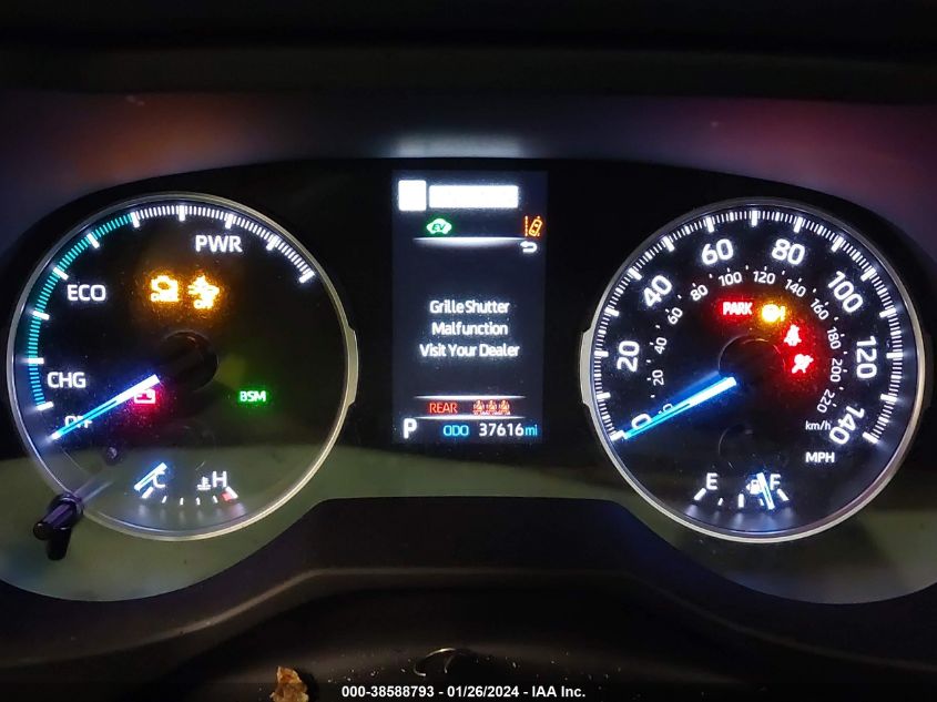 2022 TOYOTA RAV4 XLE PREMIUM HYBRID - 4T3B6RFV3NU097485
