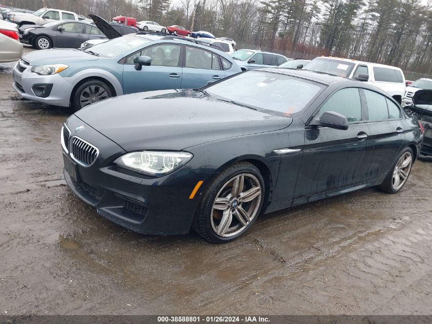 2014 BMW 640I GRAN COUPE XDRIVE - WBA6B8C55ED452419