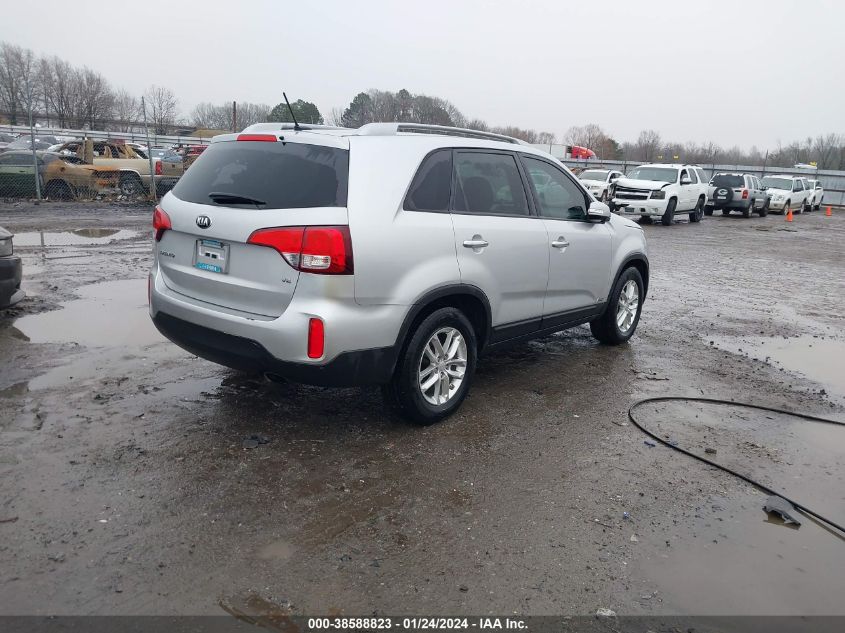 2015 KIA SORENTO LX V6 - 5XYKTDA71FG602752