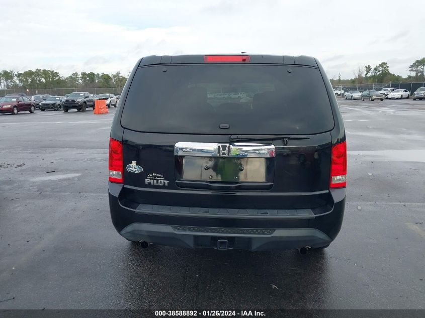 2013 HONDA PILOT LX - 5FNYF3H24DB038024