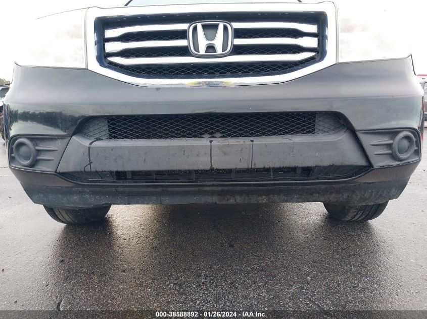 2013 HONDA PILOT LX - 5FNYF3H24DB038024