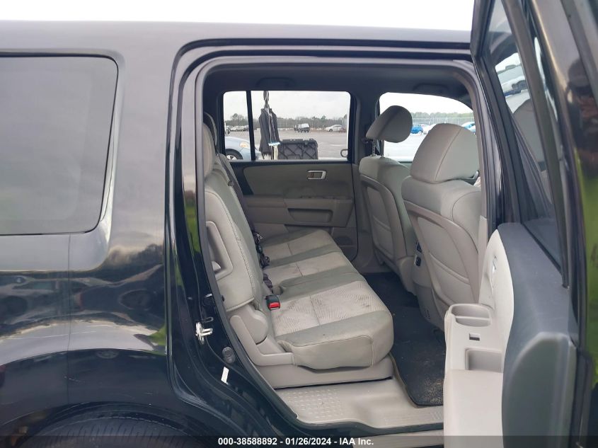 2013 HONDA PILOT LX - 5FNYF3H24DB038024