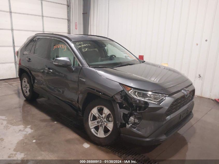2020 TOYOTA RAV4 XLE HYBRID - 4T3R6RFV0LU002456