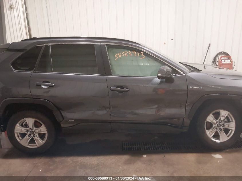 2020 TOYOTA RAV4 XLE HYBRID - 4T3R6RFV0LU002456