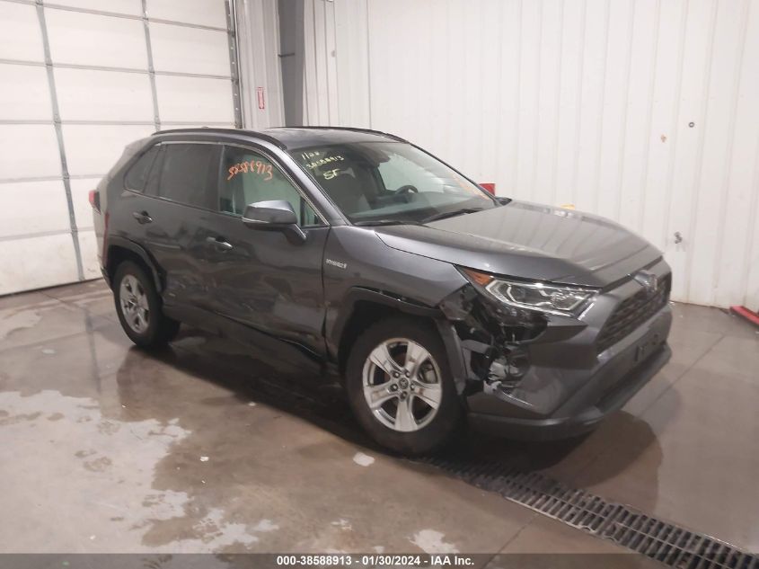 2020 TOYOTA RAV4 XLE HYBRID - 4T3R6RFV0LU002456