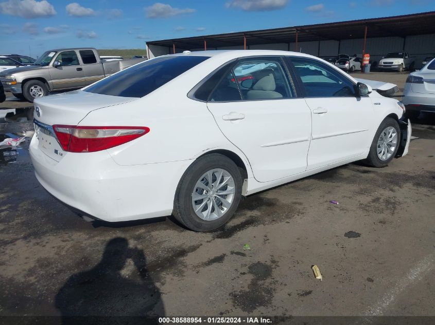2015 TOYOTA CAMRY HYBRID LE - 4T1BD1FK5FU145298