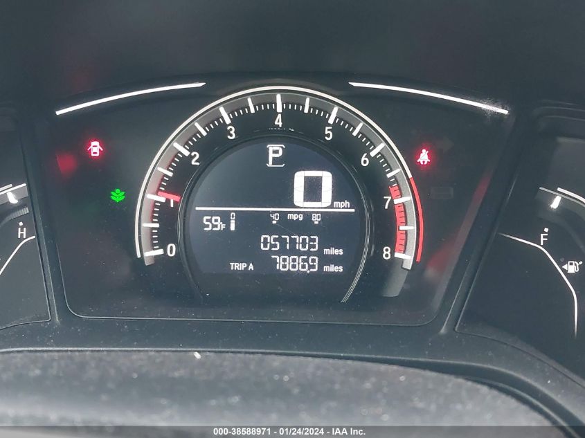 2017 HONDA CIVIC LX - 19XFC2F58HE225043