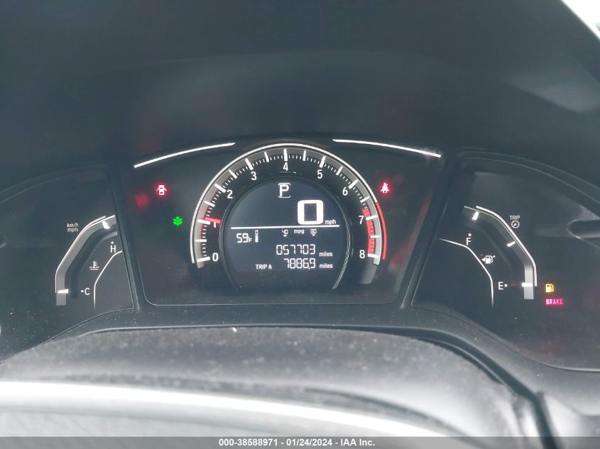 2017 HONDA CIVIC LX - 19XFC2F58HE225043