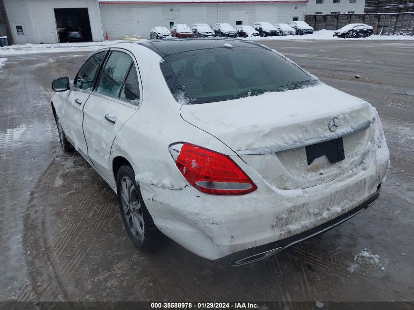 2016 MERCEDES-BENZ C 300 4MATIC/LUXURY 4MATIC/SPORT 4MATIC - 55SWF4KBXGU152893