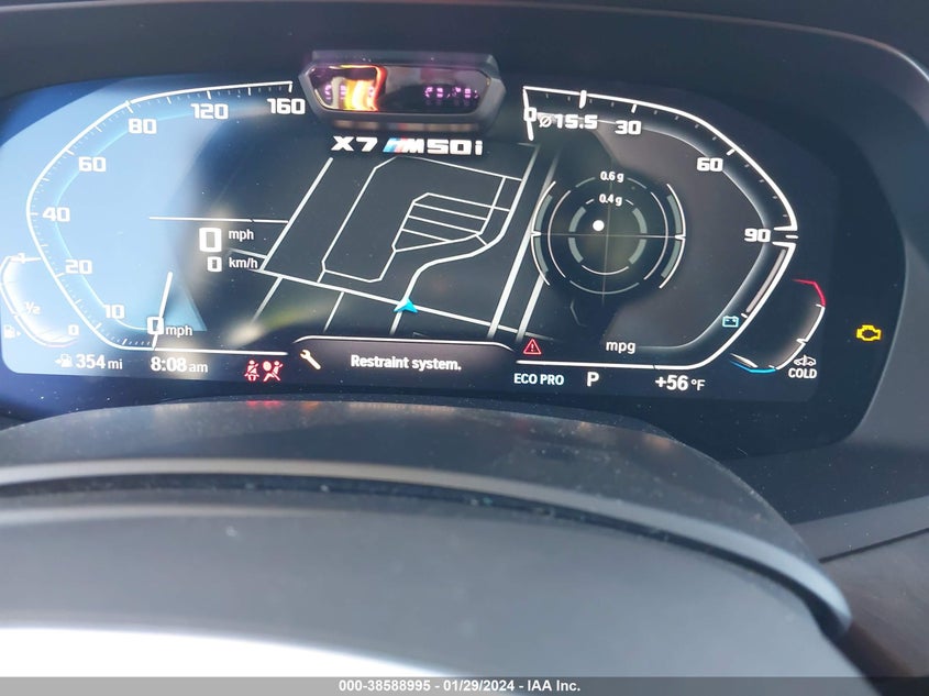 VIN 5UXCX6C04LLE35535 2020 BMW X7 M50I