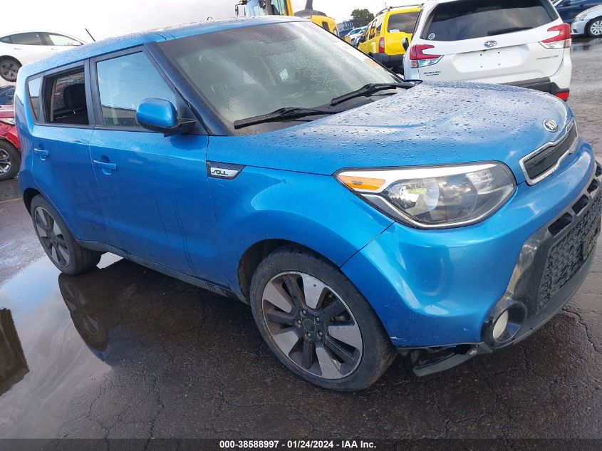 2016 KIA SOUL + - KNDJP3A55G7359907