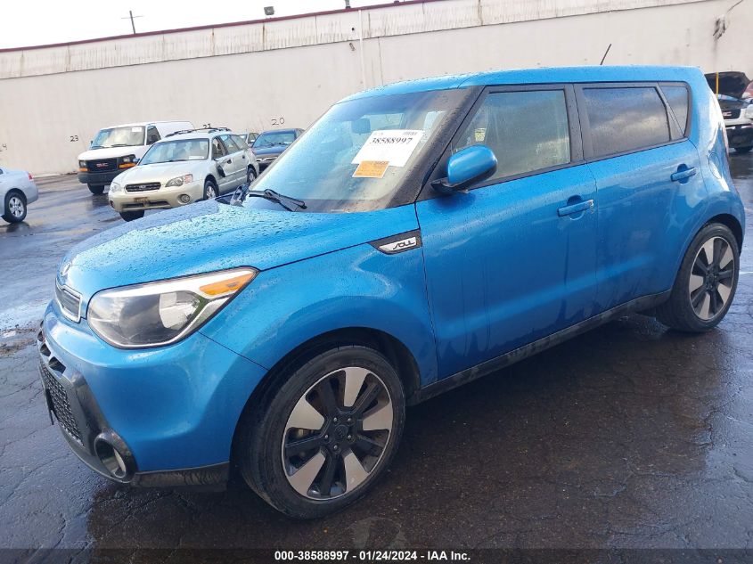 2016 KIA SOUL + - KNDJP3A55G7359907