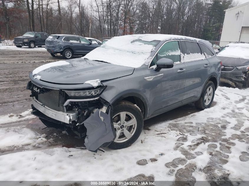 2022 KIA SORENTO LX - 5XYRGDLCXNG119739