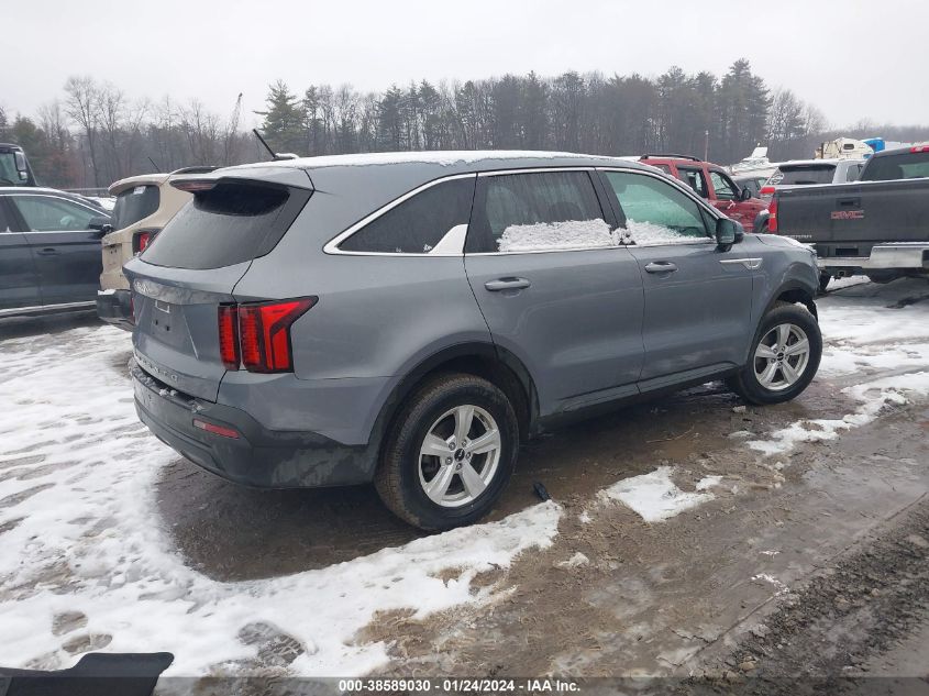 2022 KIA SORENTO LX - 5XYRGDLCXNG119739