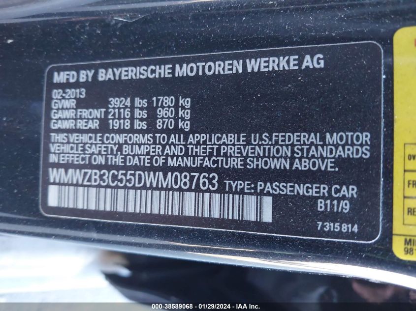 2013 MINI COUNTRYMAN COOPER - WMWZB3C55DWM08763