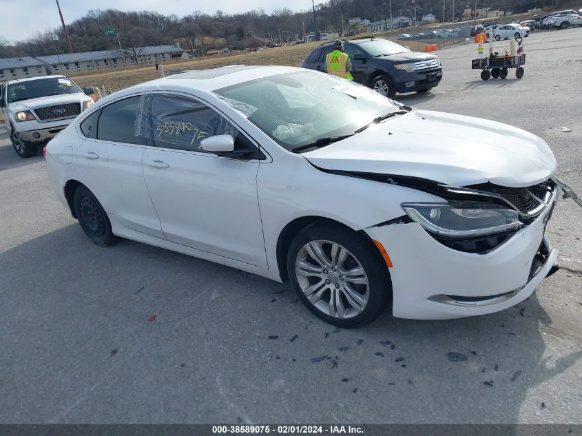 Lot #2525412371 2015 CHRYSLER 200 LIMITED salvage car