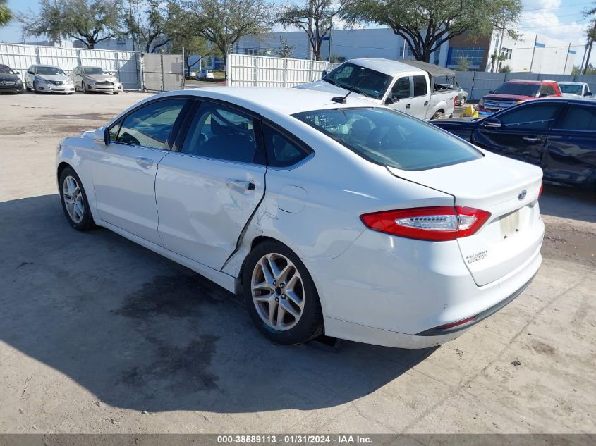 2016 FORD FUSION SE - 1FA6P0H78G5103306