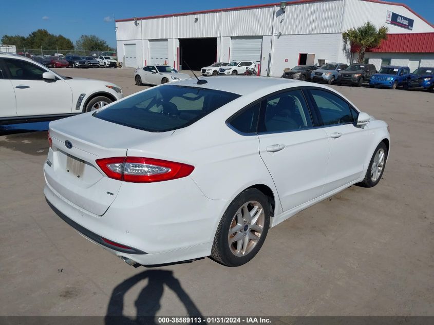 2016 FORD FUSION SE - 1FA6P0H78G5103306