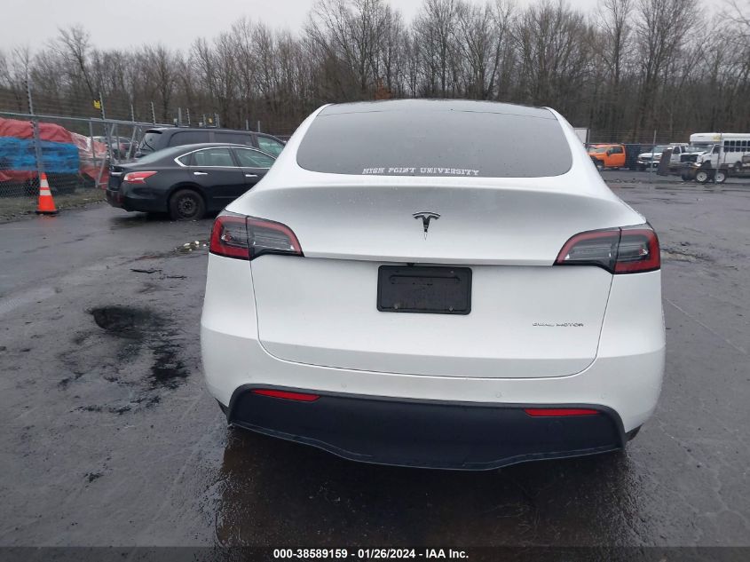 2021 TESLA MODEL Y LONG RANGE DUAL MOTOR ALL-WHEEL DRIVE - 5YJYGDEE2MF179286