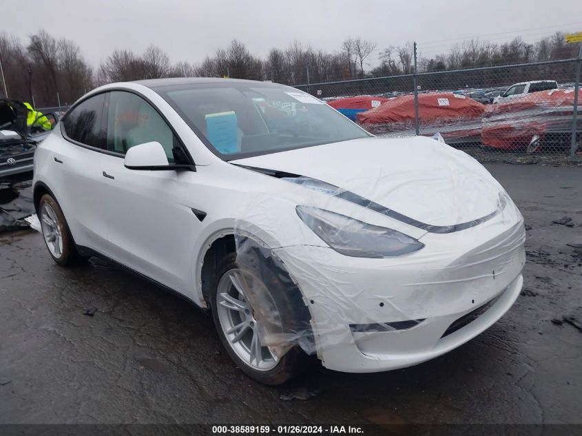 2021 TESLA MODEL Y LONG RANGE DUAL MOTOR ALL-WHEEL DRIVE - 5YJYGDEE2MF179286