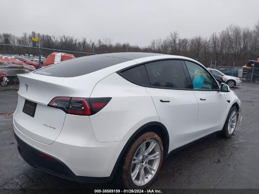 2021 TESLA MODEL Y LONG RANGE DUAL MOTOR ALL-WHEEL DRIVE - 5YJYGDEE2MF179286