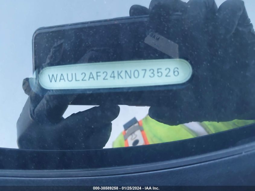 2019 AUDI A6 PREMIUM PLUS - WAUL2AF24KN073526