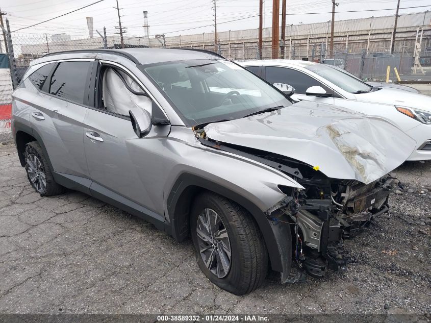 2022 HYUNDAI TUCSON HYBRID BLUE - KM8JBCA10NU056605