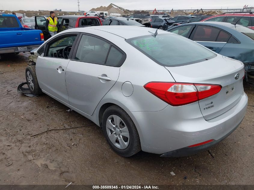 2016 KIA FORTE LX - KNAFK4A6XG5516472