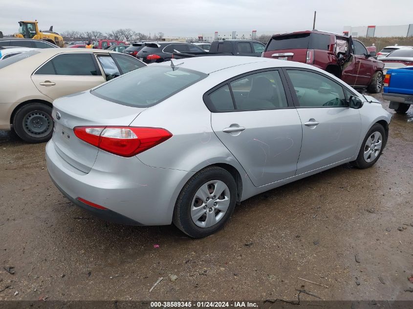 2016 KIA FORTE LX - KNAFK4A6XG5516472