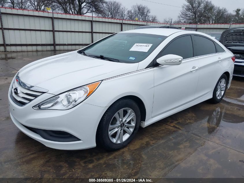 2014 HYUNDAI SONATA GLS - 5NPEB4AC0EH855811