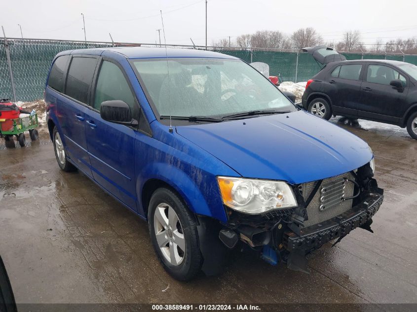 2013 DODGE GRAND CARAVAN SE - 2C4RDGBG4DR700386