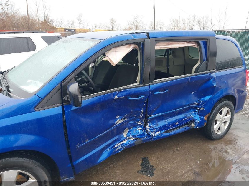 2013 DODGE GRAND CARAVAN SE - 2C4RDGBG4DR700386