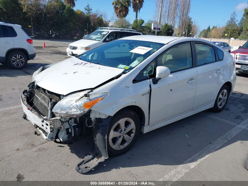 2013 TOYOTA PRIUS FOUR - JTDKN3DU7D0345699
