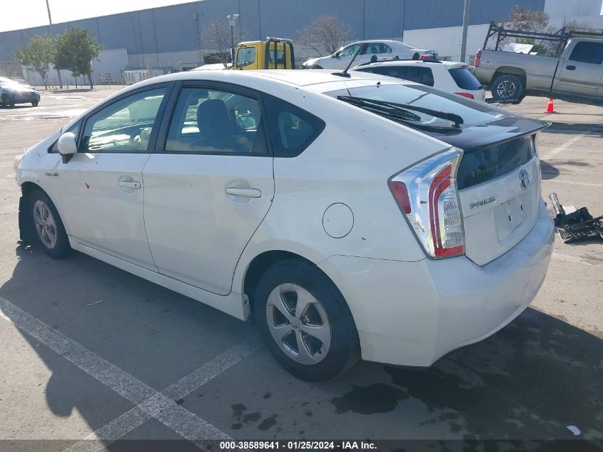 2013 TOYOTA PRIUS FOUR - JTDKN3DU7D0345699