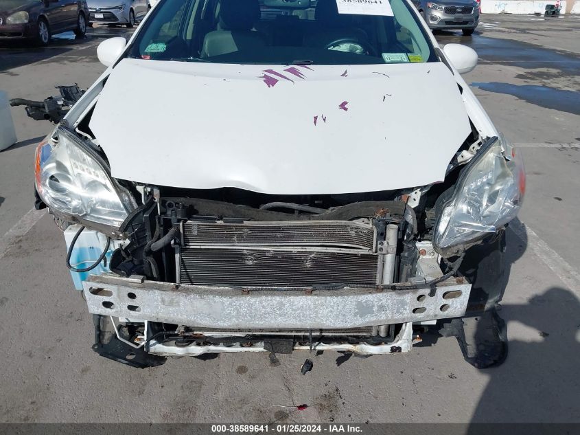 2013 TOYOTA PRIUS FOUR - JTDKN3DU7D0345699