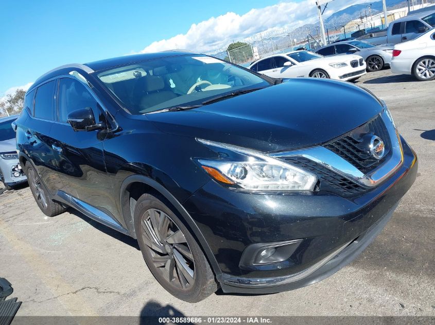 2015 NISSAN MURANO PLATINUM - 5N1AZ2MH4FN234946