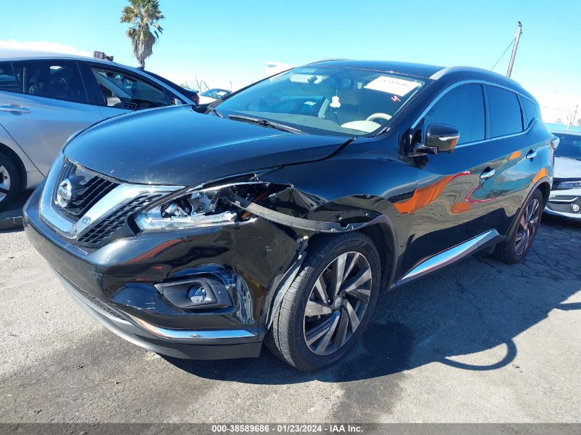 2015 NISSAN MURANO PLATINUM - 5N1AZ2MH4FN234946