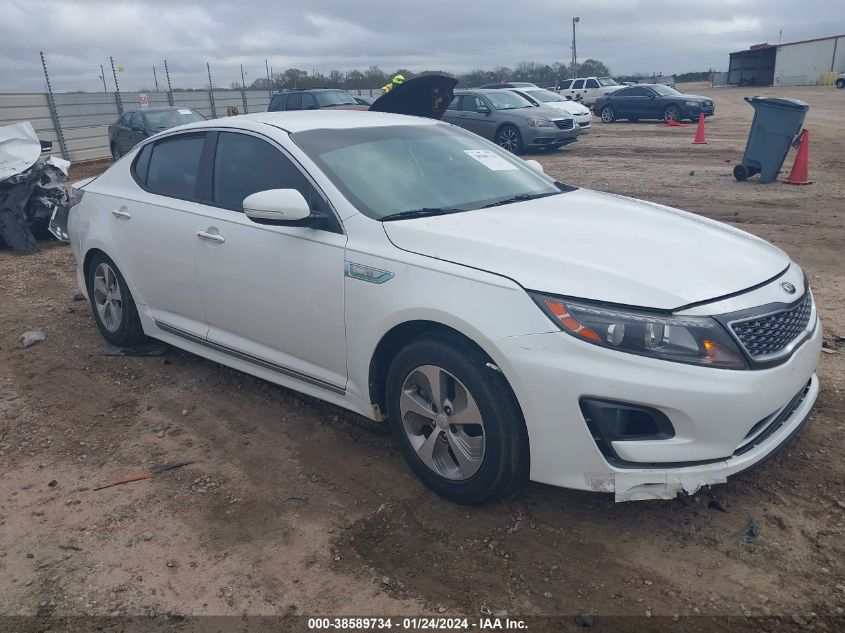 2015 KIA OPTIMA HYBRID - KNAGM4AD5F5089956