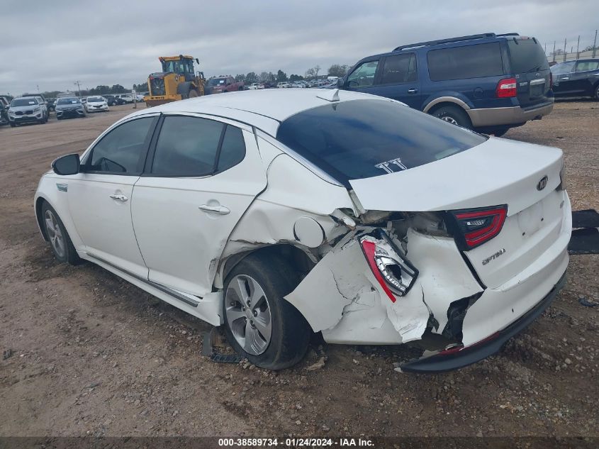 2015 KIA OPTIMA HYBRID - KNAGM4AD5F5089956