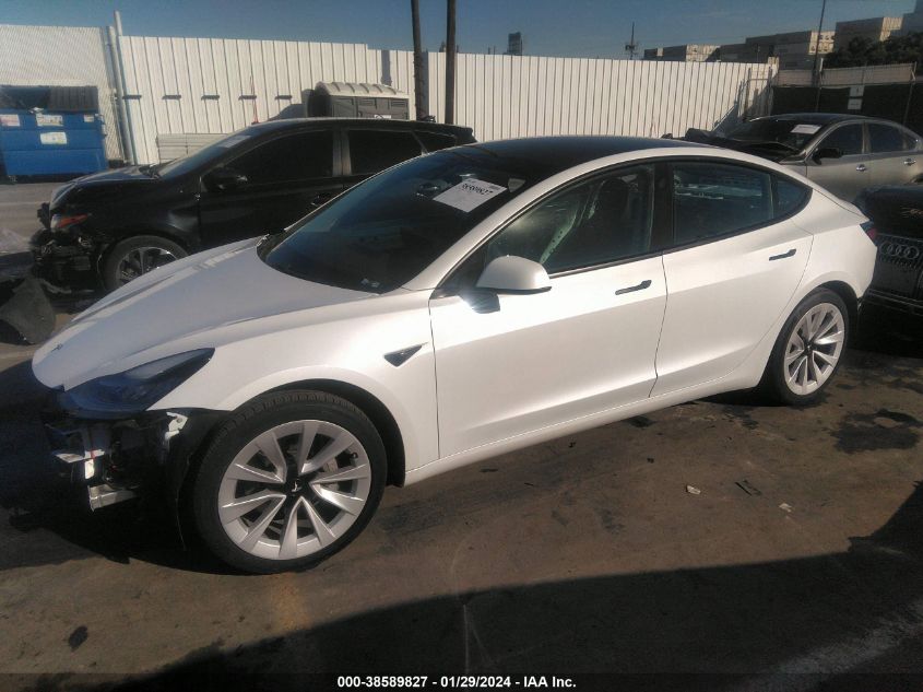 2021 TESLA MODEL 3 STANDARD RANGE PLUS REAR-WHEEL DRIVE - 5YJ3E1EA4MF838514
