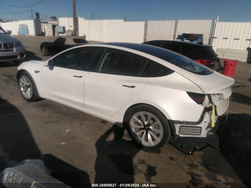 2021 TESLA MODEL 3 STANDARD RANGE PLUS REAR-WHEEL DRIVE - 5YJ3E1EA4MF838514