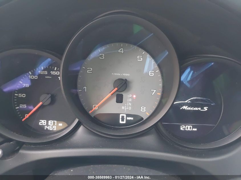 2017 PORSCHE MACAN S - WP1AB2A58HLB18276