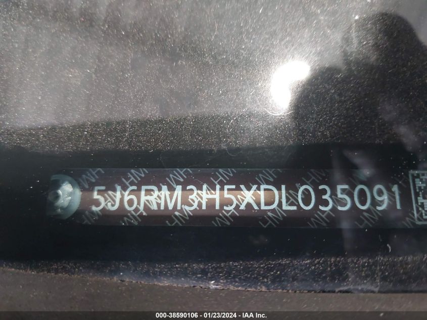 2013 HONDA CR-V EX - 5J6RM3H5XDL035091