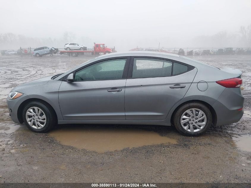 VIN KMHD74LF6JU452836 2018 HYUNDAI ELANTRA SE